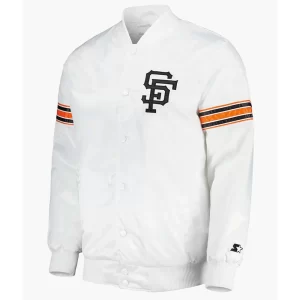 San Francisco Giants Power Forward Satin White Jacket