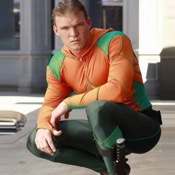 Smallville Arthur Curry Aquaman Real Leather Jacket