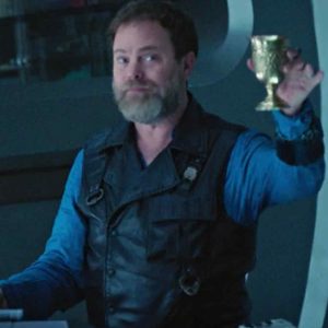 Star Trek Discovery Rainn Wilson Black Leather Vest