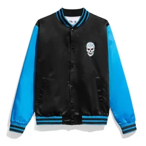 Stone Cold Chenille Logo Satin Jacket