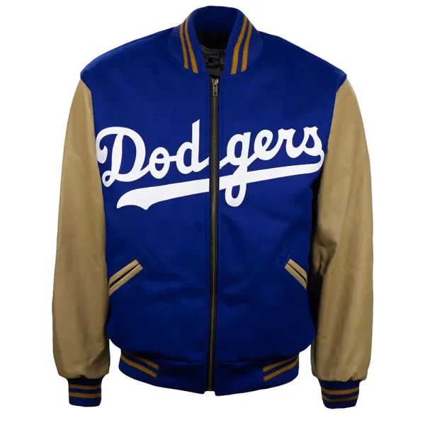 1951 Brooklyn Dodgers Varsity Royal Blue Wool Jacket