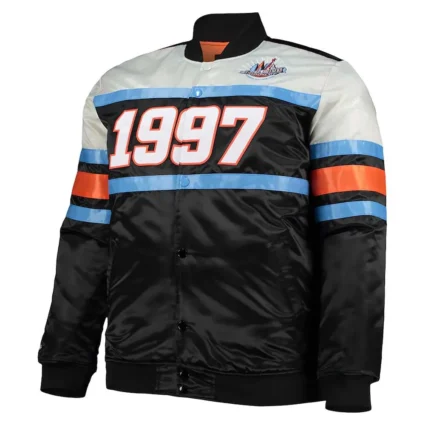 1997 Hardwood Classics All-Star Game Black Satin Jacket