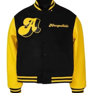 A Few Good Kids Logo Letterman Black & Yellow Jacket