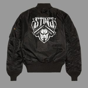 AEW-Sting-Black-Bomber-Jacket