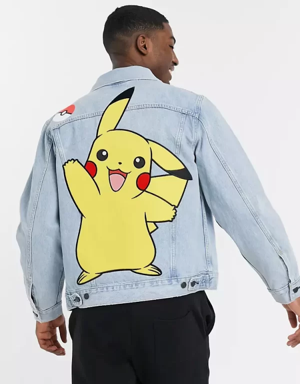 Alex Pereira Pokemon Denim Jacket