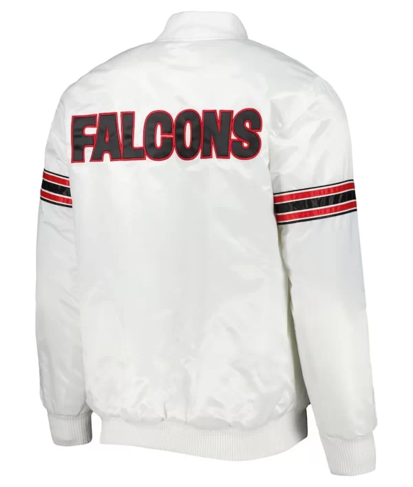 Atlanta Falcons The Power Forward Satin White Jacket