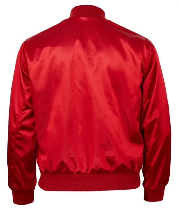 Authentic San Francisco Missions 1933 Letterman Satin Red Jacket