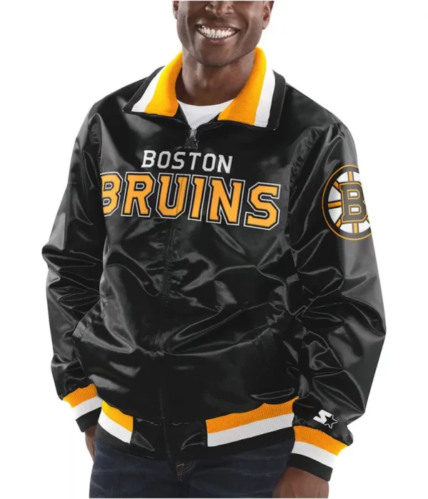 Boston Bruins Starter Bomber Jackets