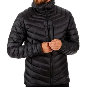 Broad Peak Down Hooded Black Jacket