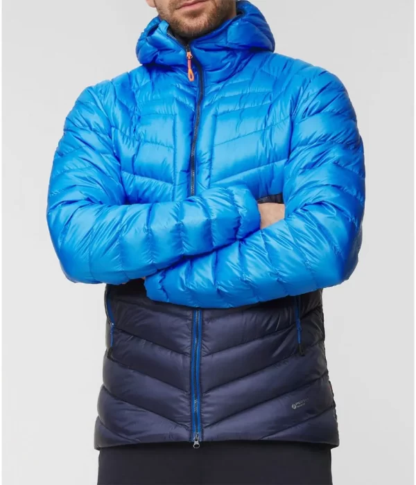 Broad Peak Down Hooded Blue Jacket