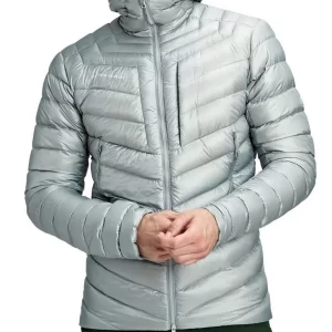 Broad Peak Down Hooded Silver Jacket