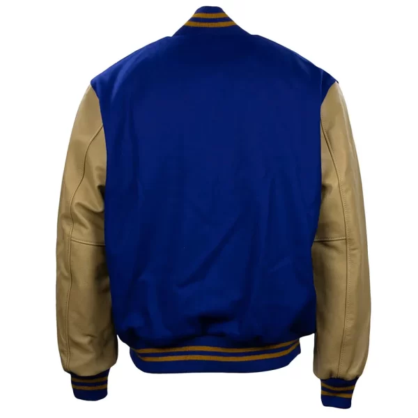Brooklyn Dodgers 1951 Royal Varsity Leather Full-Zip Jacket