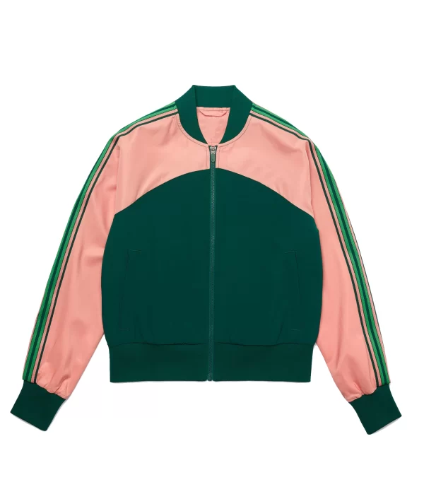 Camille Pham Run the Burbs Bomber Polyester Jacket