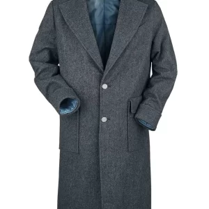 Eddie Redmayne Fantastic Beasts 2 Wool Grey Coat