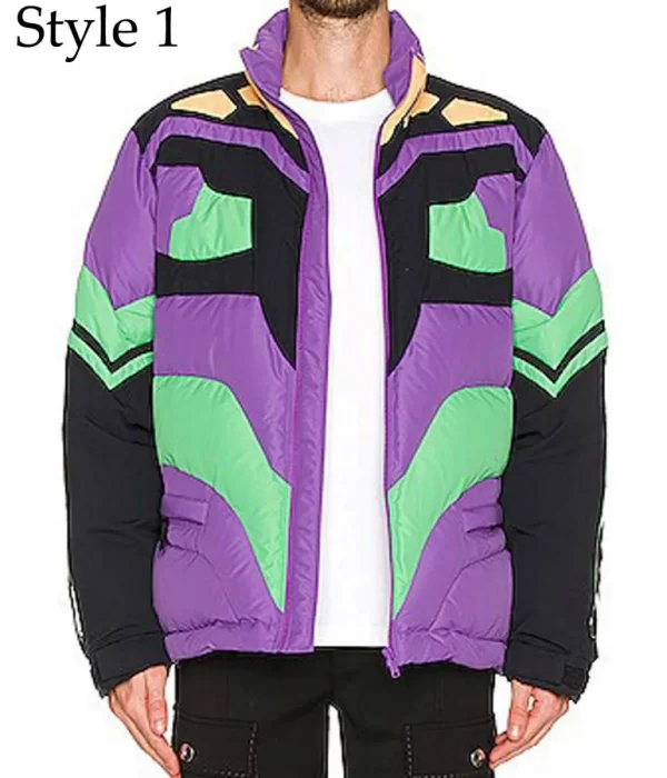 Evangelion Iffy Chris Brown Puffer Jacket