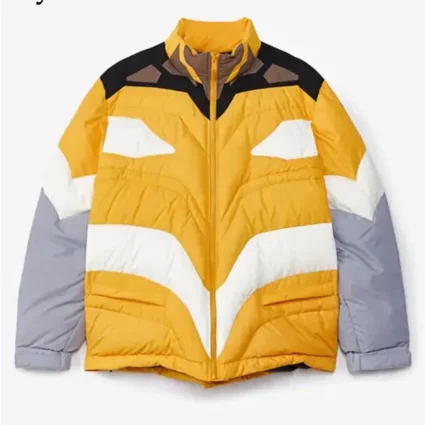 Evangelion Iffy Chris Brown Puffer Yellow Jacket