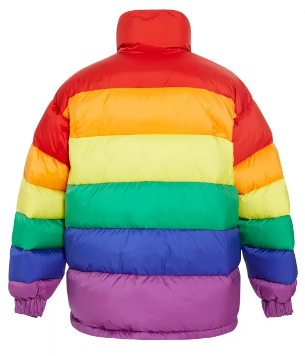 Gooba 69 Rainbow Puffer Down Jacket