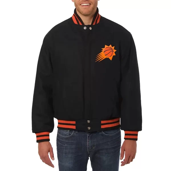 Phoenix Suns Black Wool Jacket