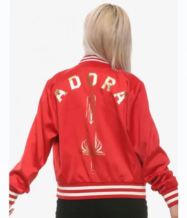 She-Ra and The Princesses of Power Adora Red Satin Bomber Jacket