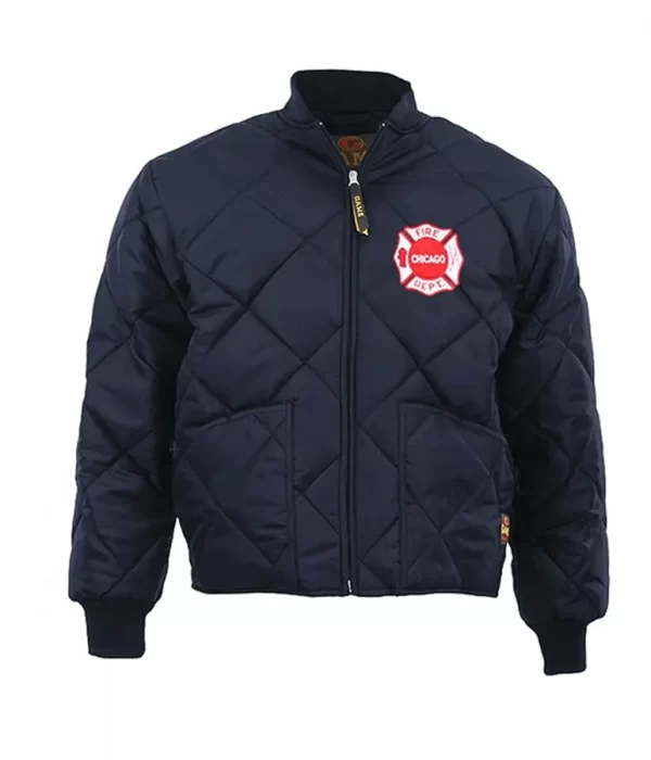 Taylor Kinney Chicago Fire Pilot Blue Jacket