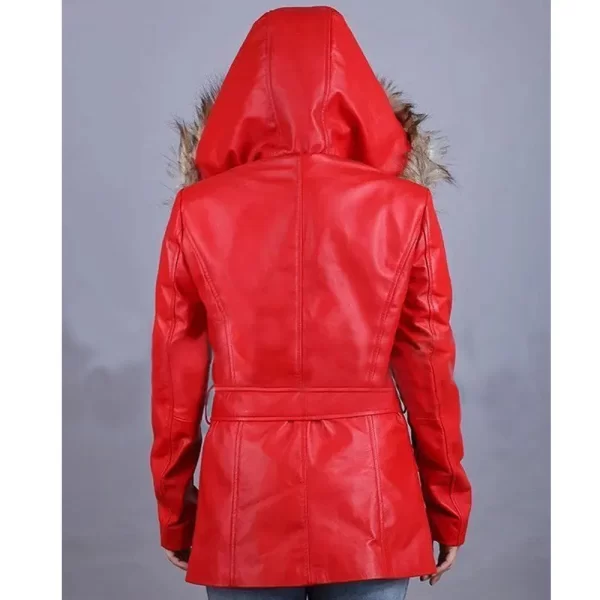 The Christmas Chronicles Mrs. Claus Red Jacket with Hood