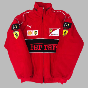 Ferrari Red F1 Racing Jacket