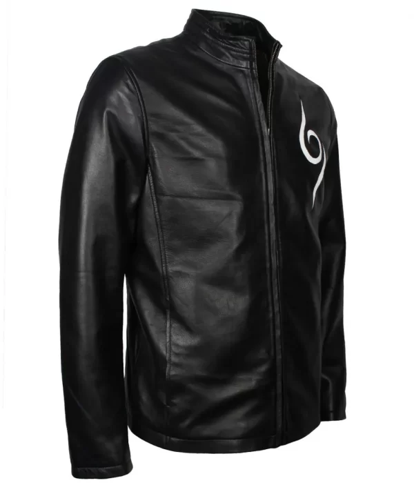 Anbu Naruto Black Leather Jacket