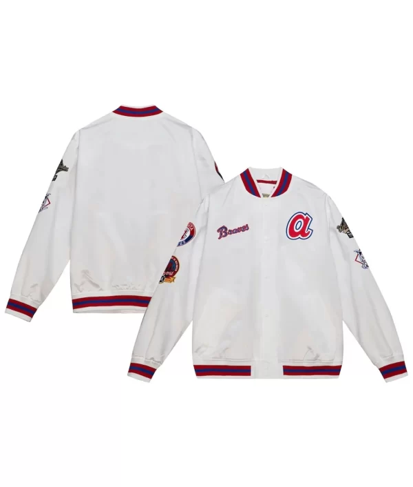 Atlanta Braves City Collection Varsity Satin Jacket