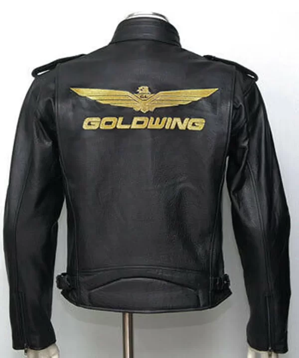 Bike Rider Goldwing Black Leather Jacket