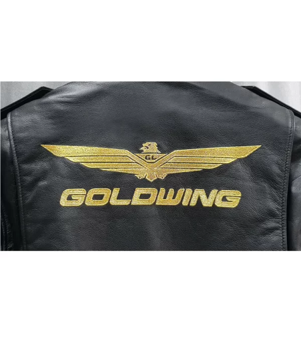 Biker Goldwing Leather Black Jackets