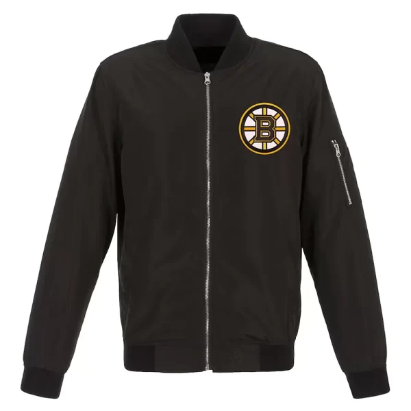 Boston Bruins Black Lightweight Nylon Jacket