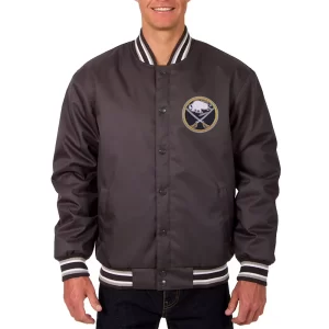 Buffalo Sabres Gray Poly Twill Jacket