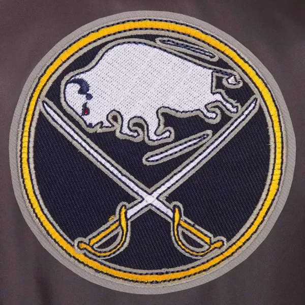 Buffalo Sabres Poly Twill Gray Jacket