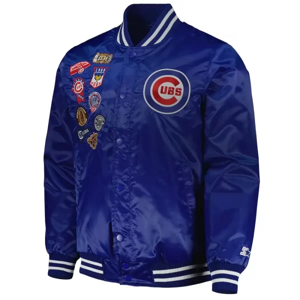 Chicago Cubs Patch Royal blue Jacket