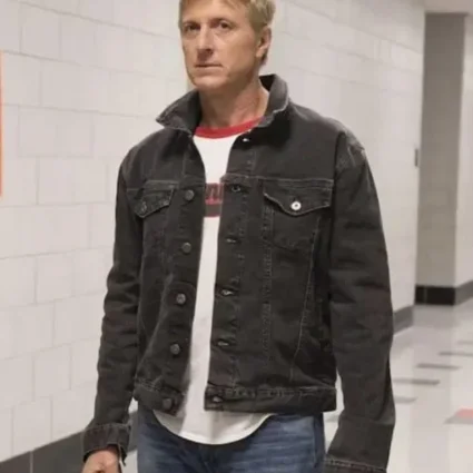 Cobra Kai Johnny Lawrence Black Denim Jacket