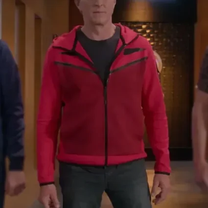 Cobra Kai Johnny Lawrence S05 Red Hoodie