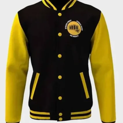 Cobra Kai S04 Snake Logo Black Jacket