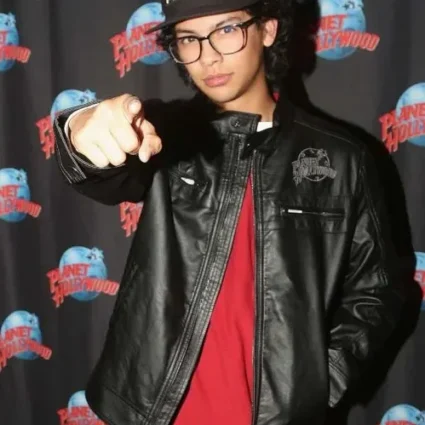 Cobra Kai Xolo Mariduena Black Leather Jacket