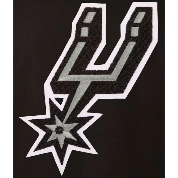 Embroidered San Antonio Spurs Varsity Wool Jackets