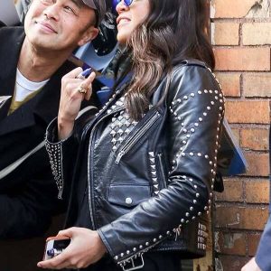 F9 Letty Ortiz Studded Leather Jacket