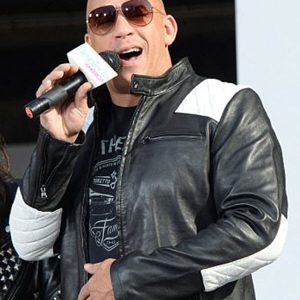 F9 Vin Diesel Black Real Leather Jacket