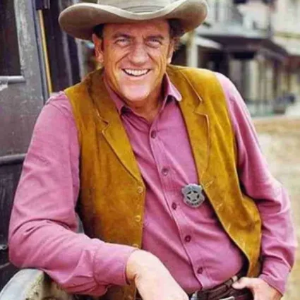 Gunsmoke Marshall Matt Dillon Brown Vest