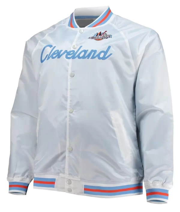 Hardwood Classics 1997 All-Star Game White Satin Jacket