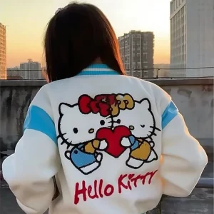 Hello Kitty Wool Varsity Jacket
