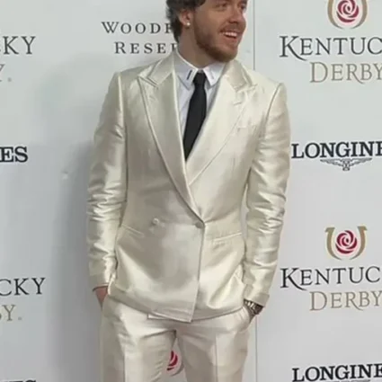 American rapper Jack Harlow White Suit