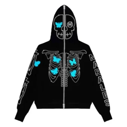 Jason Voorhees Rhinestone Black Hoodie