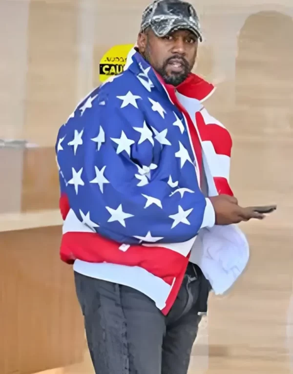 Kanye West USA Flag Jacket