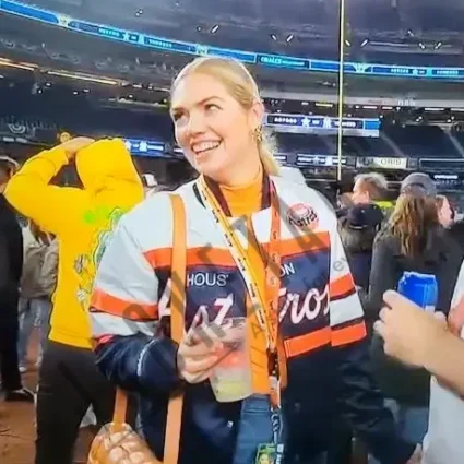 Kate Upton Houston Astros ALCS Baseball Cotton Jacket