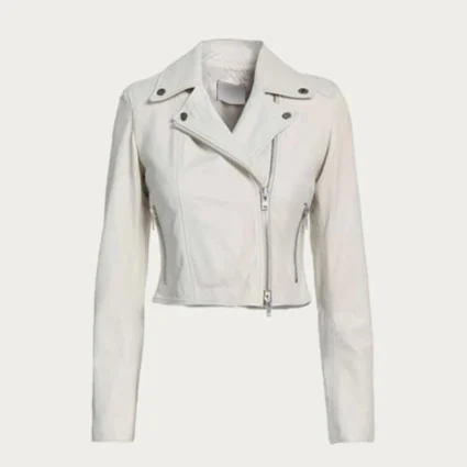 Knights of the Zodiac Madison Iseman Biker Leather Jacket