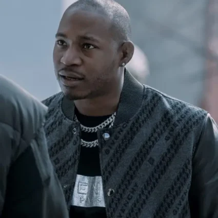 Kris D. Lofton Power Book IV Bomber Grey Jacket